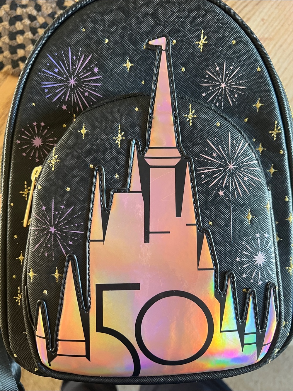 Disney lounge fly 50th anniversary mini backpack